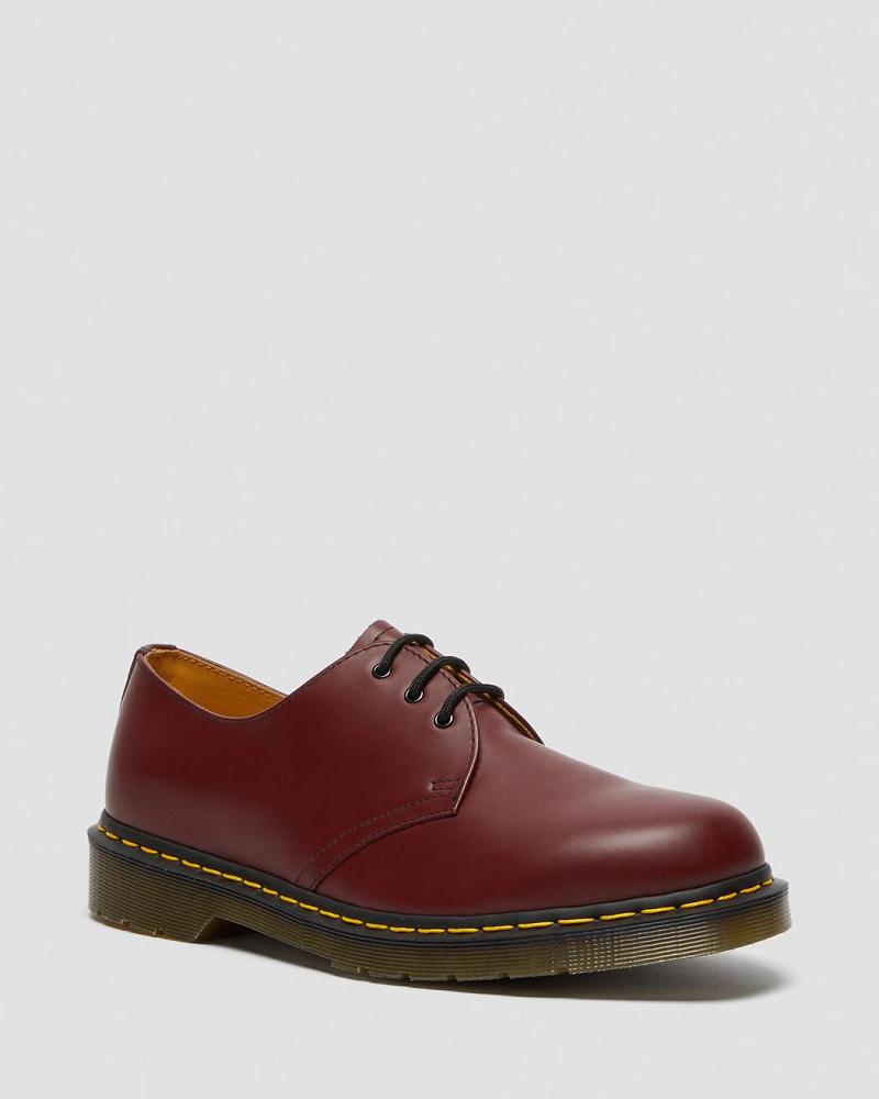 Dr Martens 1461 Smooth Leren Oxford Schoenen Heren Roze Rood | NL 212OKI